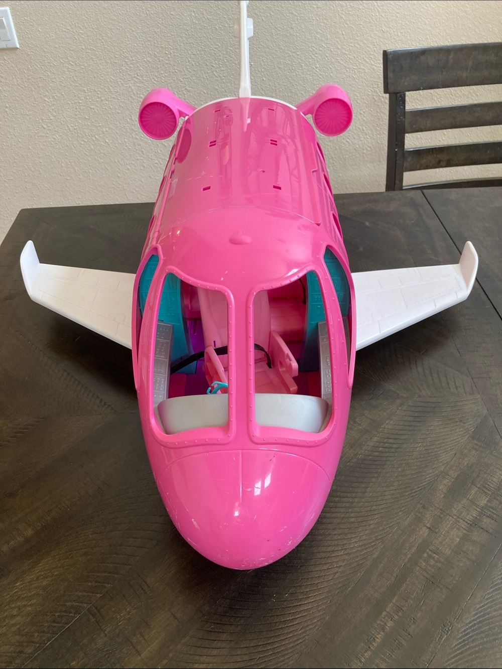 Barbie Hot Pink and White Dream Airplane - Picture 5 of 8
